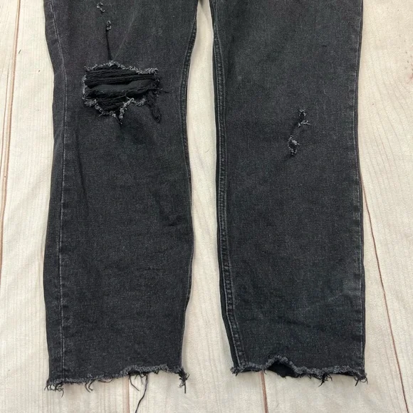 NWOT Abercrombie & Fitch The Skinny High Rise Curve Love Black 34/18 Long Jeans - Picture 3 of 8